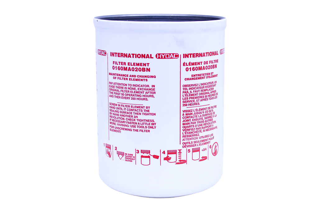 Elemento Filtrante Hydac 0160R020BN/HC-2, Modello 0160-R-020-BN/HC-2, Nuovo