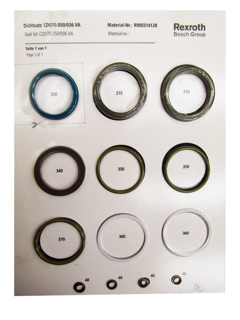 REXROTH KIT DE SELLOS CD070 050 036V A