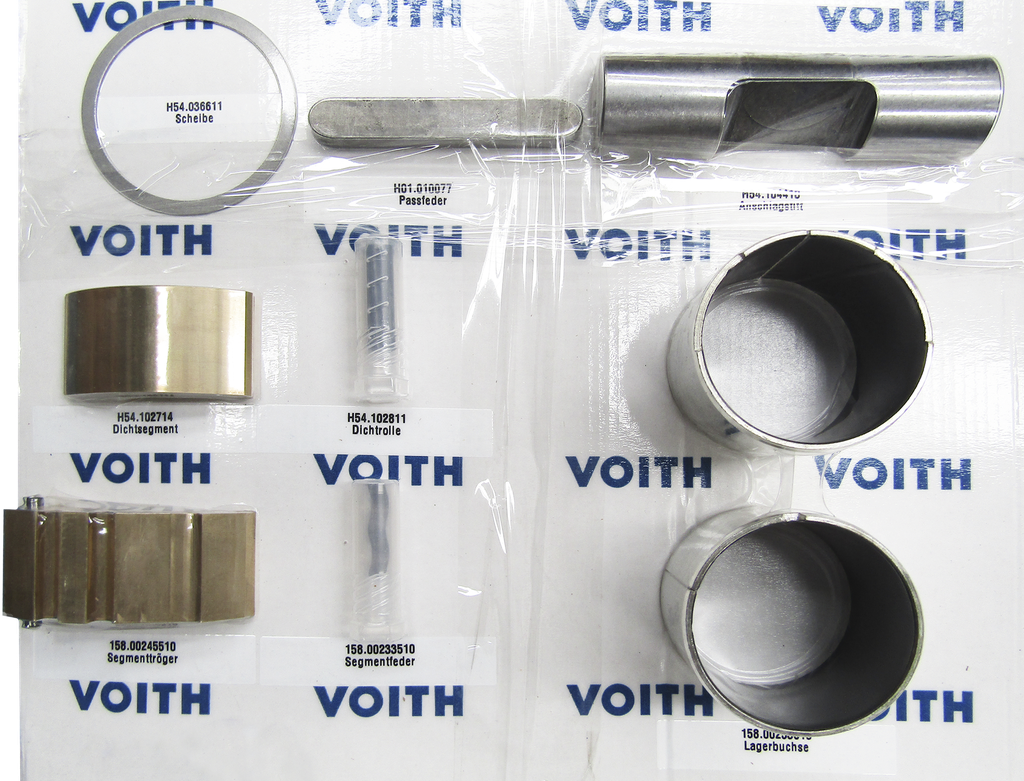 VOITH KIT DE SELLOS, MEDIAS LUNA, PLATO AXIAL 1, PLATO AXIAL 2, BUJES IPV 7 125 (4)