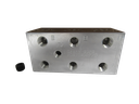 DAMAN MANIFOLD DE 3 ESTACIONES CETOP 3 EN ALUMINIO CON CAVIDAD AD03P032P C (3)