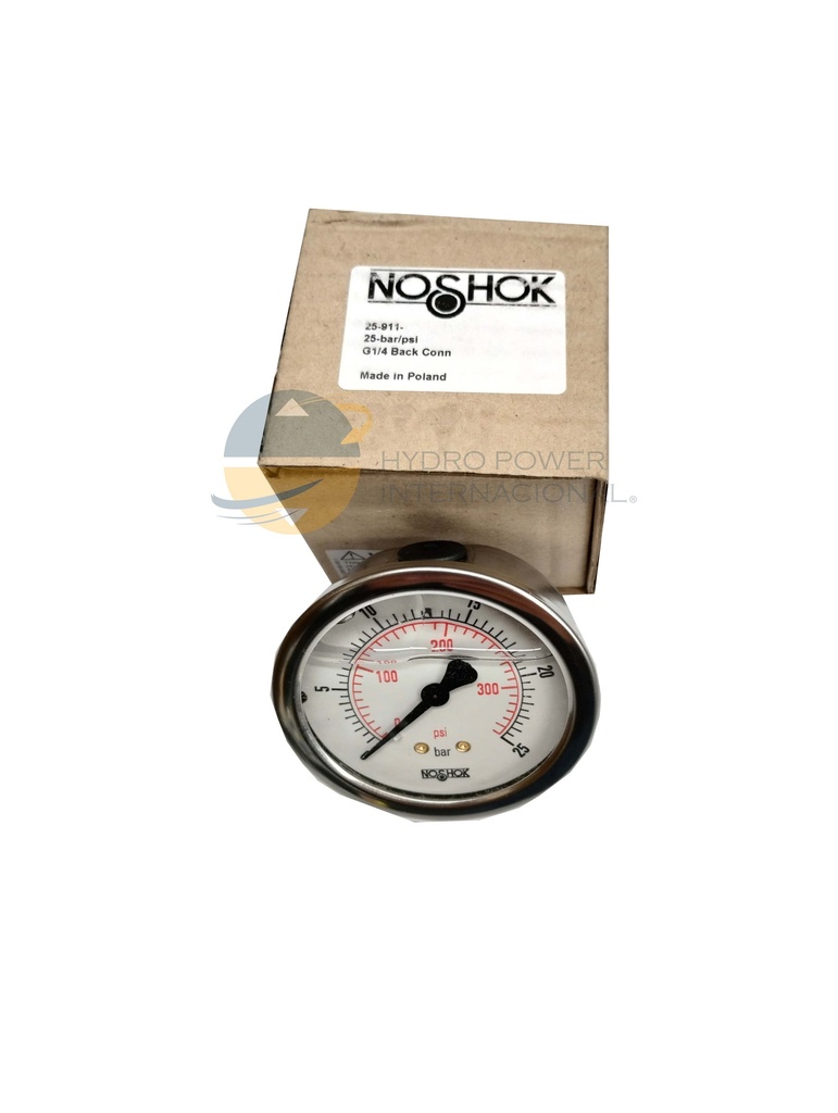 MANOMETRO NOSHOVK 25-911-25-BARPSI-G14