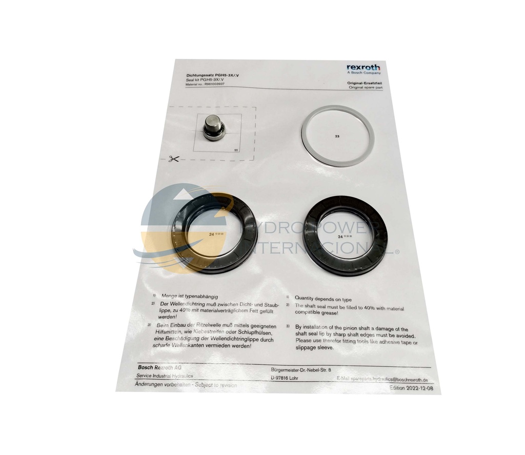 KIT DE REPARACION REXROTH PGH5-3X063.V